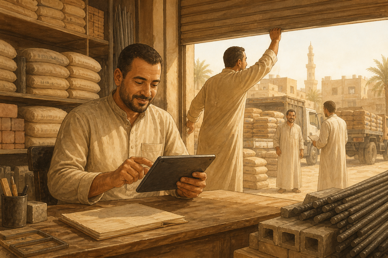 سجّل مصروف وافتح البيع